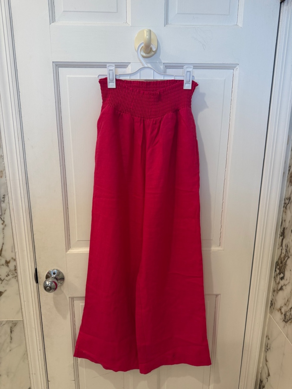 Hot pink beach pants